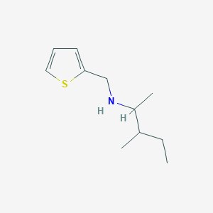 (3-Methylpentan-2-yl)(thiophen-2-ylmethyl)amine