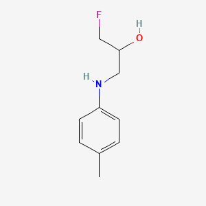 1-Fluoro-3-[(4-methylphenyl)amino]propan-2-OL