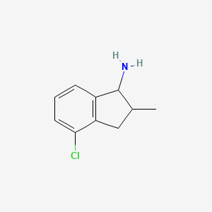 4-chloro-2-methyl-2,3-dihydro-1H-inden-1-amine