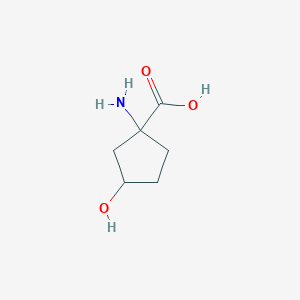 1-Amino-3-hydroxycyclopentane-1-carboxylic acid