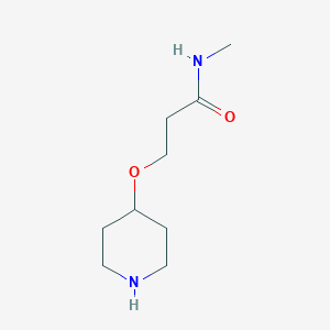 N-Methyl-3-(piperidin-4-yloxy)propanamide