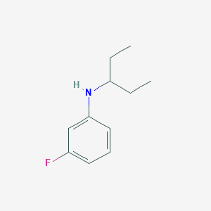 3-fluoro-N-(pentan-3-yl)aniline