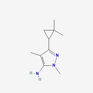 3-(2,2-dimethylcyclopropyl)-1,4-dimethyl-1H-pyrazol-5-amine