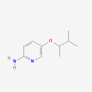 5-[(3-Methylbutan-2-yl)oxy]pyridin-2-amine