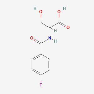 (4-Fluorobenzoyl)serine