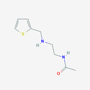 N-{2-[(thiophen-2-ylmethyl)amino]ethyl}acetamide