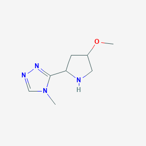 3-(4-methoxypyrrolidin-2-yl)-4-methyl-4H-1,2,4-triazole