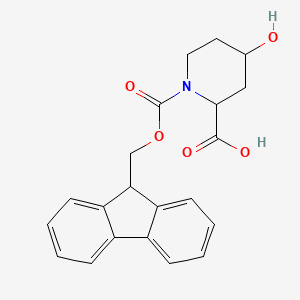 1-{[(9H-fluoren-9-yl)methoxy]carbonyl}-4-hydroxypiperidine-2-carboxylic acid