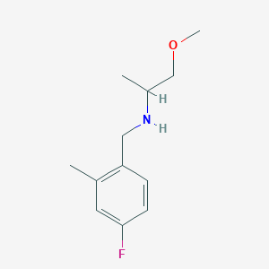 [(4-Fluoro-2-methylphenyl)methyl](1-methoxypropan-2-yl)amine