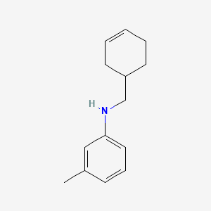 N-(cyclohex-3-en-1-ylmethyl)-3-methylaniline