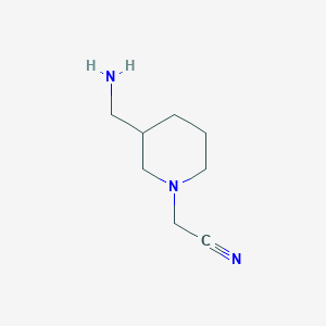 2-[3-(Aminomethyl)piperidin-1-yl]acetonitrile