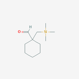 1-[(Trimethylsilyl)methyl]cyclohexane-1-carbaldehyde