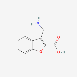 3-(Aminomethyl)-1-benzofuran-2-carboxylic acid