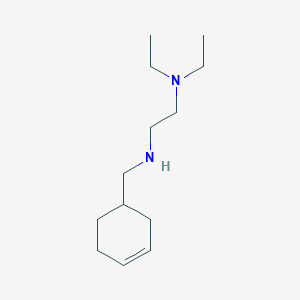 molecular formula C13H26N2 B13272196 (Cyclohex-3-en-1-ylmethyl)[2-(diethylamino)ethyl]amine 