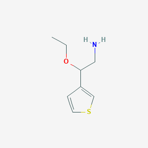 2-Ethoxy-2-(thiophen-3-yl)ethan-1-amine