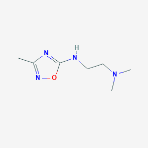 Dimethyl((2-[(3-methyl-1,2,4-oxadiazol-5-YL)amino]ethyl))amine