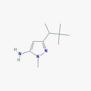 3-(3,3-Dimethylbutan-2-yl)-1-methyl-1H-pyrazol-5-amine