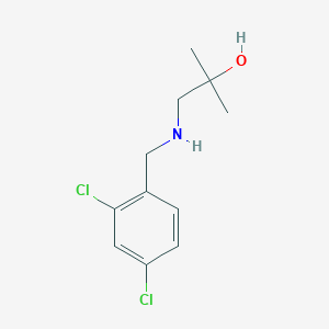 1-{[(2,4-Dichlorophenyl)methyl]amino}-2-methylpropan-2-ol