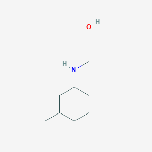 2-Methyl-1-[(3-methylcyclohexyl)amino]propan-2-ol