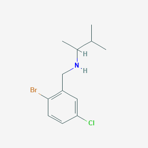 [(2-Bromo-5-chlorophenyl)methyl](3-methylbutan-2-yl)amine