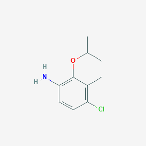 4-Chloro-3-methyl-2-(propan-2-yloxy)aniline