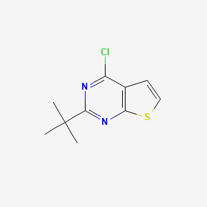 2-Tert-butyl-4-chlorothieno[2,3-d]pyrimidine