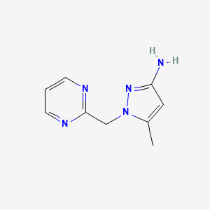 5-Methyl-1-[(pyrimidin-2-yl)methyl]-1H-pyrazol-3-amine