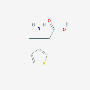 3-Amino-3-(thiophen-3-YL)butanoic acid