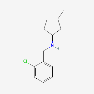 N-[(2-chlorophenyl)methyl]-3-methylcyclopentan-1-amine