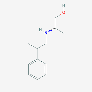 (2S)-2-[(2-Phenylpropyl)amino]propan-1-ol