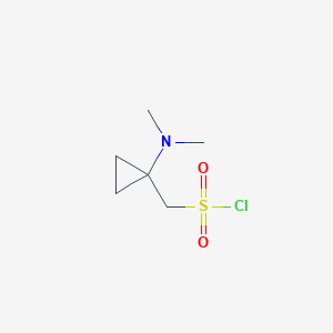 [1-(Dimethylamino)cyclopropyl]methanesulfonyl chloride