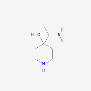 4-(1-Aminoethyl)piperidin-4-OL