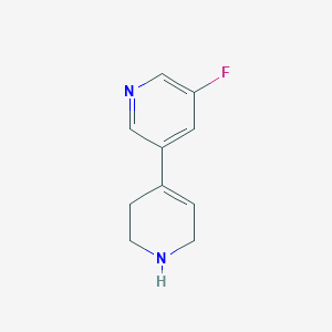 3-Fluoro-5-(1,2,3,6-tetrahydropyridin-4-yl)pyridine