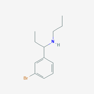 [1-(3-Bromophenyl)propyl](propyl)amine