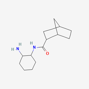 molecular formula C14H24N2O B13272728 N-(2-Aminocyclohexyl)bicyclo[2.2.1]heptane-2-carboxamide 