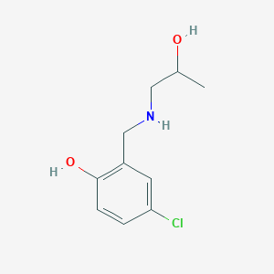 4-Chloro-2-{[(2-hydroxypropyl)amino]methyl}phenol