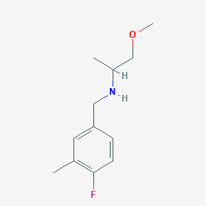 [(4-Fluoro-3-methylphenyl)methyl](1-methoxypropan-2-yl)amine