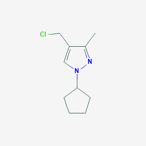 4-(Chloromethyl)-1-cyclopentyl-3-methyl-1H-pyrazole