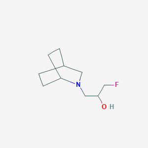 1-{2-Azabicyclo[2.2.2]octan-2-yl}-3-fluoropropan-2-ol