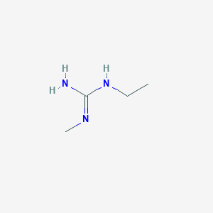 molecular formula C4H11N3 B13272781 3-Ethyl-1-methylguanidine 