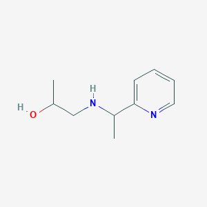 1-{[1-(Pyridin-2-yl)ethyl]amino}propan-2-ol