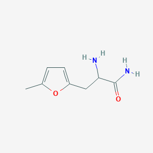 2-Amino-3-(5-methylfuran-2-yl)propanamide