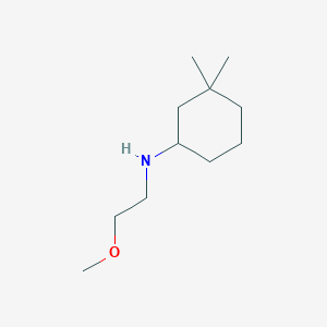 N-(2-methoxyethyl)-3,3-dimethylcyclohexan-1-amine