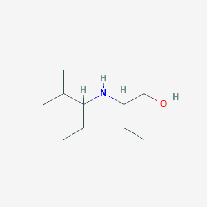 2-[(2-Methylpentan-3-yl)amino]butan-1-ol