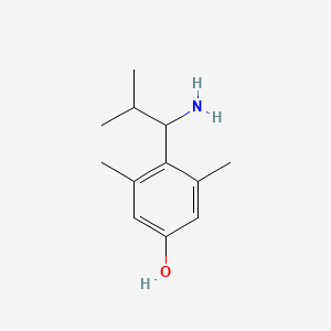 4-(1-Amino-2-methylpropyl)-3,5-dimethylphenol