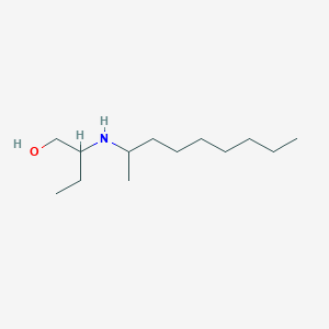 molecular formula C13H29NO B13272919 2-[(Nonan-2-yl)amino]butan-1-ol 