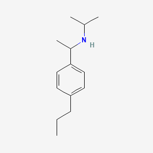 (Propan-2-yl)[1-(4-propylphenyl)ethyl]amine