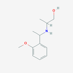 2-{[1-(2-Methoxyphenyl)ethyl]amino}propan-1-ol