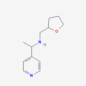 (Oxolan-2-ylmethyl)[1-(pyridin-4-yl)ethyl]amine