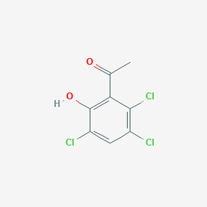 1-(2,3,5-Trichloro-6-hydroxyphenyl)ethan-1-one